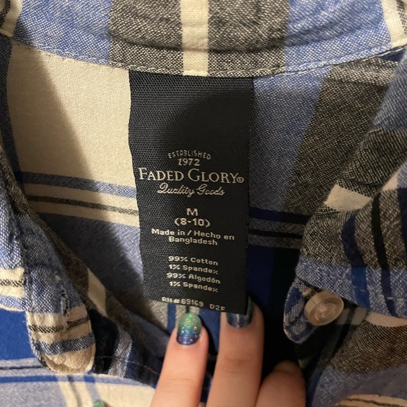 Flannel top size M - Picture 2 of 3